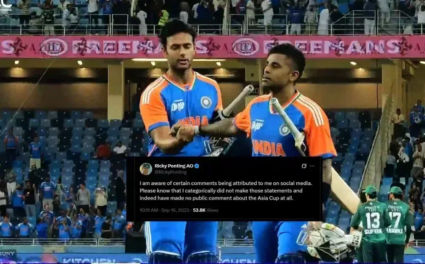 “Did Not Make Those..”: Ponting Responds To Viral Quote On India After IND vs PAK Encounter